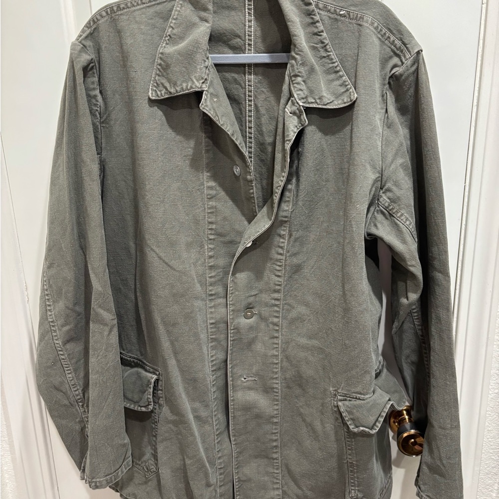 Utility Jacket in Olive Green
